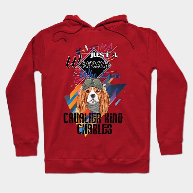 who loves cavalier king charles Hoodie by Diannas